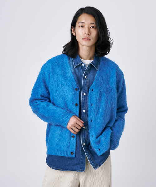 ★CALIFORNIA RANCH HOUSE モヘアカーディガン B.C STOCK（ベーセーストック） カーディガン 「CALIFORNIA RANCH