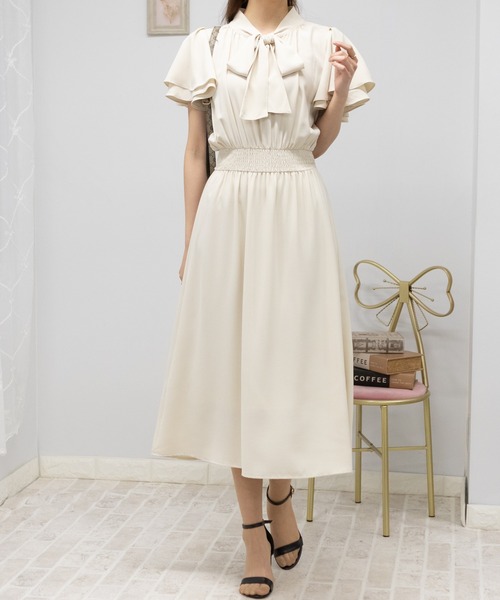 「pumpkin port」 半袖ワンピース M ブラック レディース_画像3