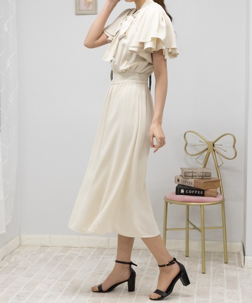 「pumpkin port」 半袖ワンピース M ブラック レディース_画像7