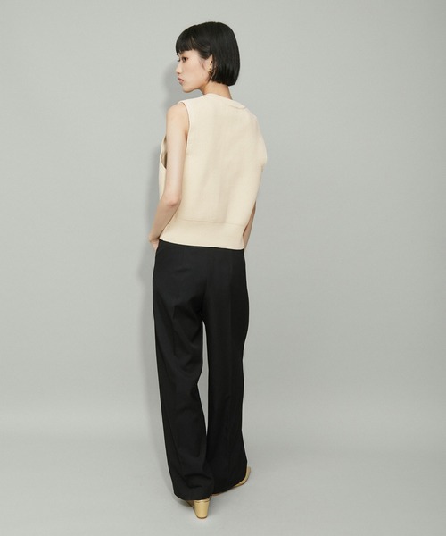 ADAM ET ROPE'（アダムエロペ） ニットベスト FREE オフホワイト