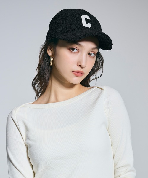 coca（コカ） キャップ 帽子 ボアロゴキャップ レディース : ZOZOTOWN