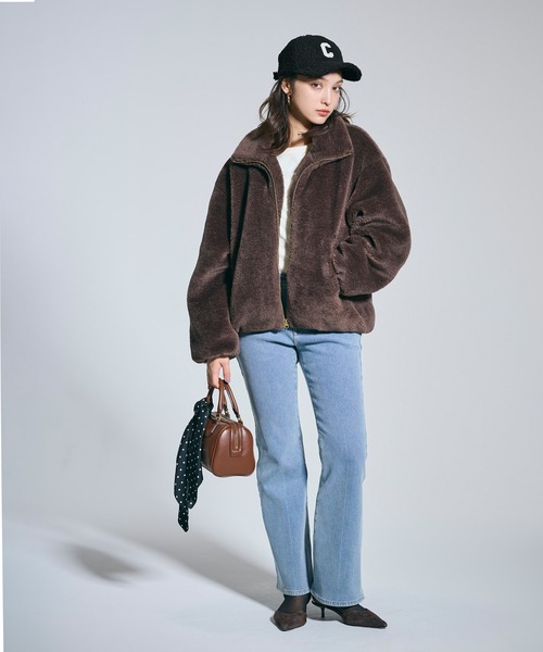 coca（コカ） キャップ 帽子 ボアロゴキャップ レディース : ZOZOTOWN