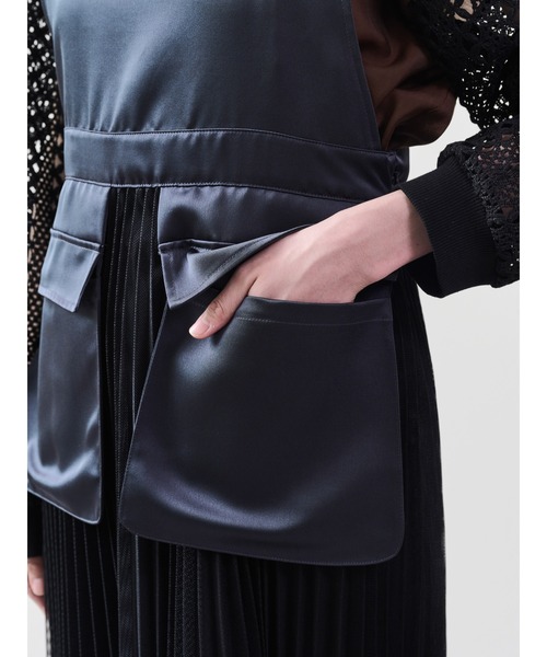 「DOLLUPOOPS」 サロペットスカート 38 カーキ レディース_画像8