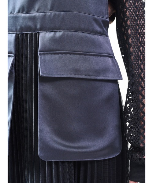 「DOLLUPOOPS」 サロペットスカート 38 カーキ レディース_画像9