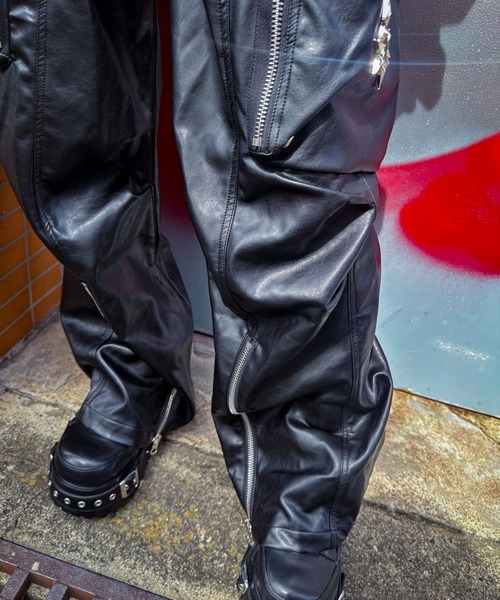 A'gem 9 カーゴパンツ A'GEM/9 × .kom 「A'GEM/9/エージェムナイン」PU