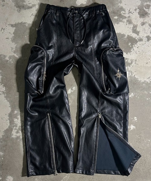 A'gem 9 カーゴパンツ A'GEM/9 × .kom 「A'GEM/9/エージェムナイン」PU