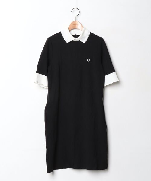 FRED PERRY（フレッドペリー） 7分袖ワンピース 8 ブラック レディース