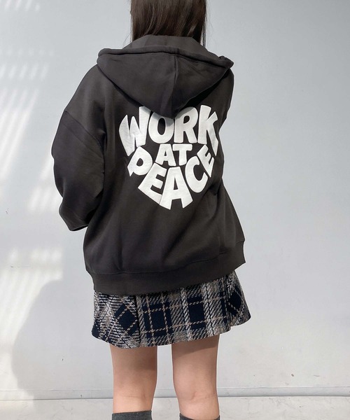 AS KNOW AS（アズノゥアズ） パーカーモチーフ選び裏起毛ビッグサイズ