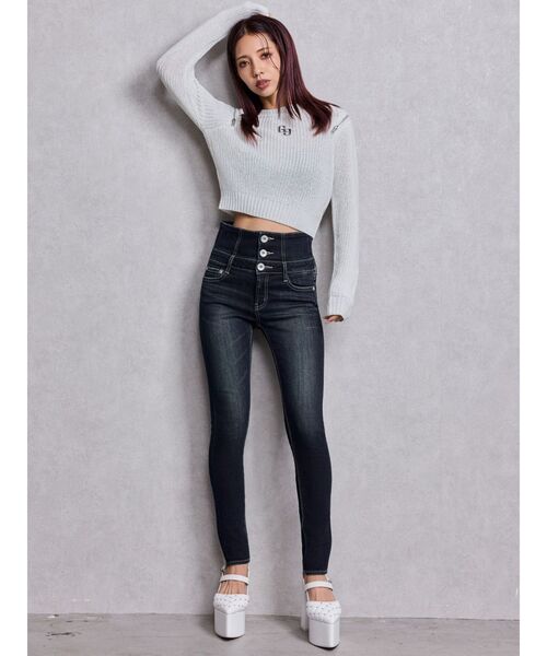 GYDA ニット BEYOND PATTERN ニット TOPS[品番：MKSW0039133]｜GYDA（ジェイダ