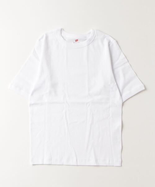 「HANES」 半袖Tシャツ FREE ブラック レディース_画像2