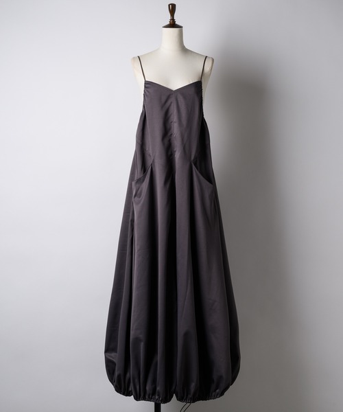 「LA BELLE ETUDE」 キャミソールワンピース FREE ブラック レディース_画像2