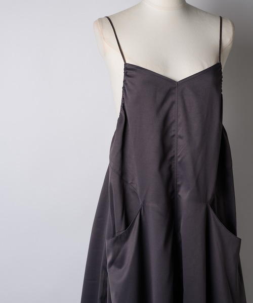 「LA BELLE ETUDE」 キャミソールワンピース FREE ブラック レディース_画像6