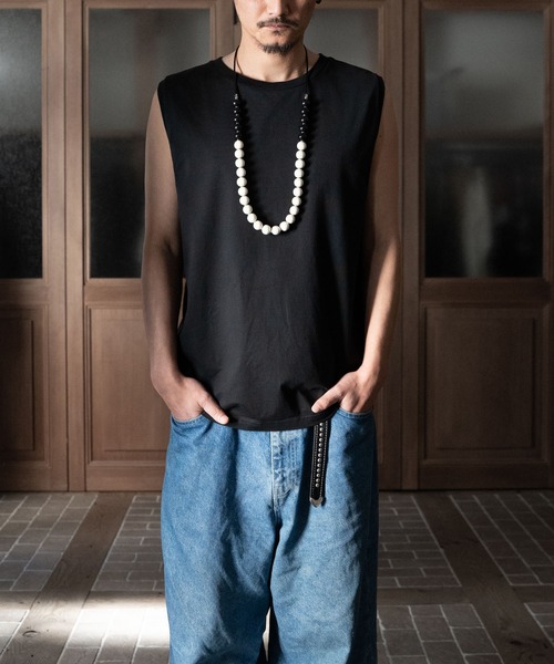 「SENTI」 ネックレス FREE ブラック メンズ_画像3