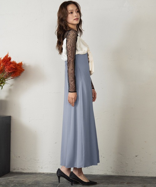 パーティードレス　オケージョンドレス GIRL DRESS FOR NOW ドレス ビッグリボン ドレス シアー レース 結婚式