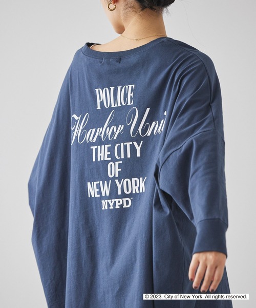 「GOOD ROCK SPEED」 長袖カットソー フリー ネイビー レディース_画像3