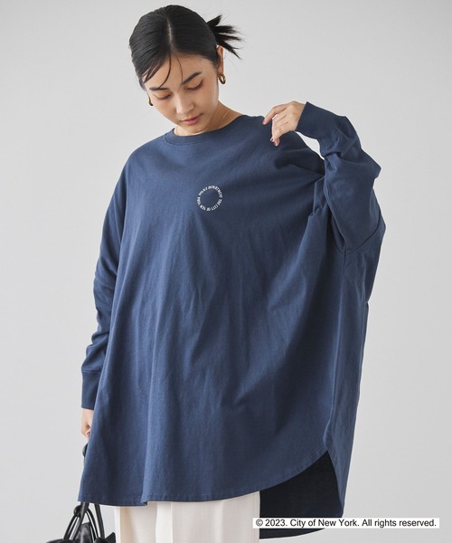 「GOOD ROCK SPEED」 長袖カットソー フリー ネイビー レディース_画像5