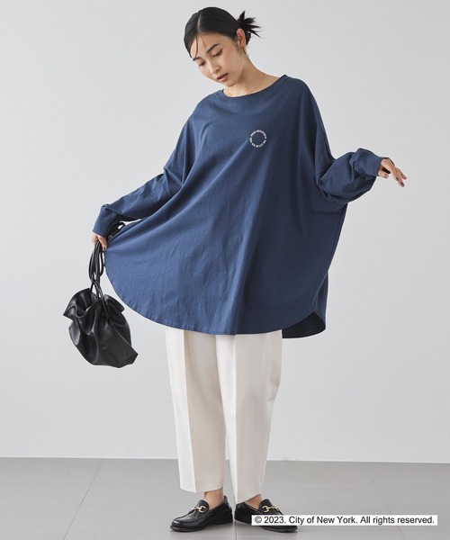 「GOOD ROCK SPEED」 長袖カットソー フリー ネイビー レディース_画像6