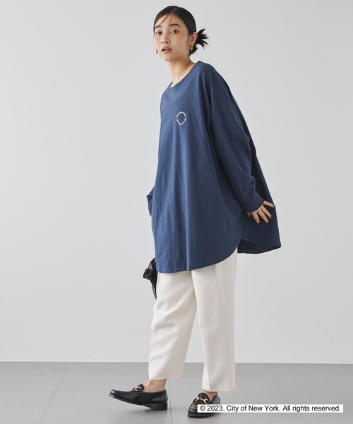 「GOOD ROCK SPEED」 長袖カットソー フリー ネイビー レディース_画像7