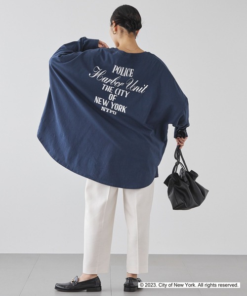 「GOOD ROCK SPEED」 長袖カットソー フリー ネイビー レディース_画像8