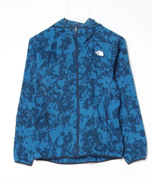 THE NORTH FACE（ザ ノースフェイス） 花柄ナイロンブルゾン S ブルー 