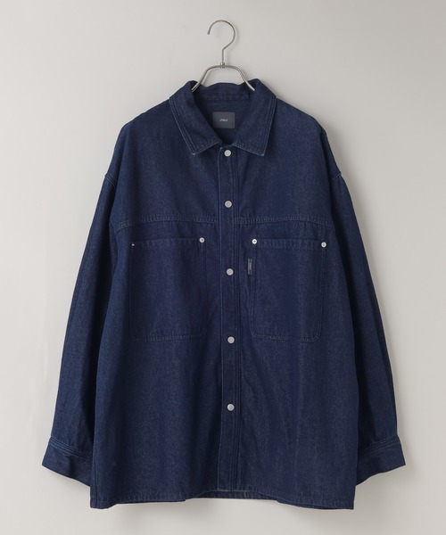 LOWRYS FARM（ローリーズファーム） シャツ 「LFM(U)」DENIM SHIRT