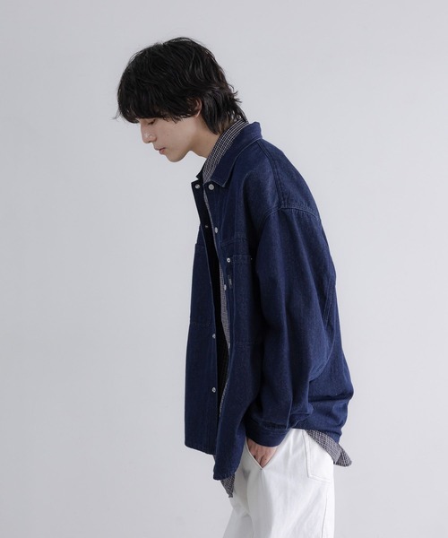 LOWRYS FARM（ローリーズファーム） シャツ 「LFM(U)」DENIM SHIRT 