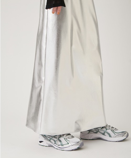 「emmi」 スカート 0 シルバー レディース_画像6