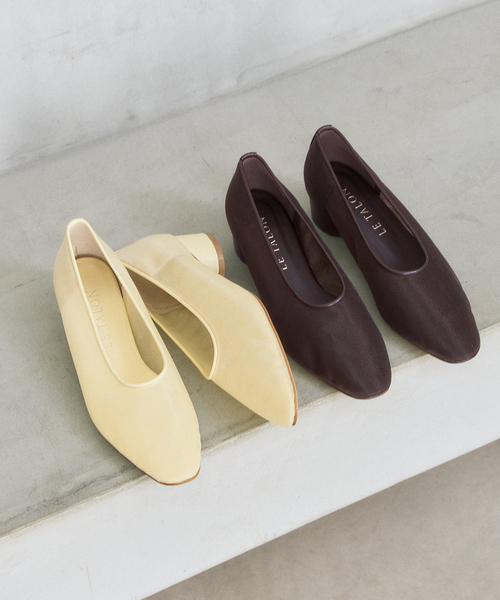 LE TALON（ル タロン） パンプス 3.5cmラウンドシアーパンプス