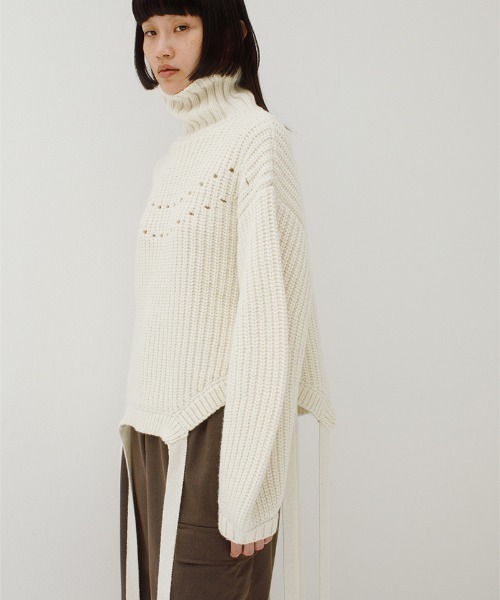 「leinwande」 長袖ニット FREE グリーン レディース_画像2