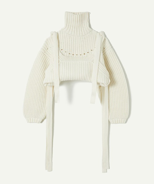 「leinwande」 長袖ニット FREE グリーン レディース_画像8