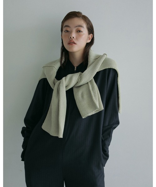 「anuke」 オールインワン 36inch ネイビー レディース_画像9