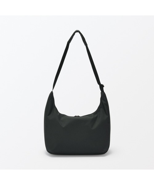 無印　ワンショルダーバッグ　ブラック　ユニセックス 無印良品（MUJI） ショルダーバッグ バッグ 撥水 2WAY ワン