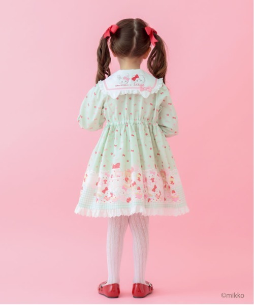 coeur a ワンピース 「Lil ala mode×coeur coeur」セーラーワンピース