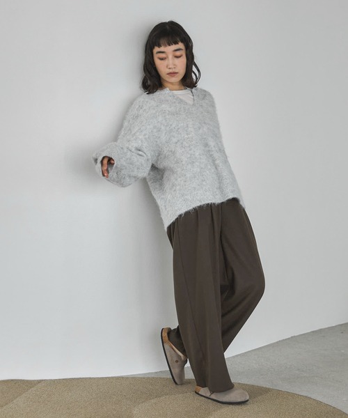 「feepur」 パンツ MEDIUM グレー レディース_画像5