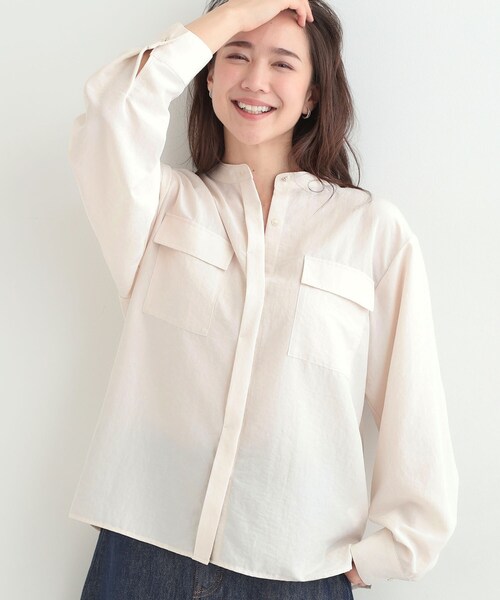 SHOO・LA・RUE（シューラルー） ブラウス シャツ 「洗濯後しわになり