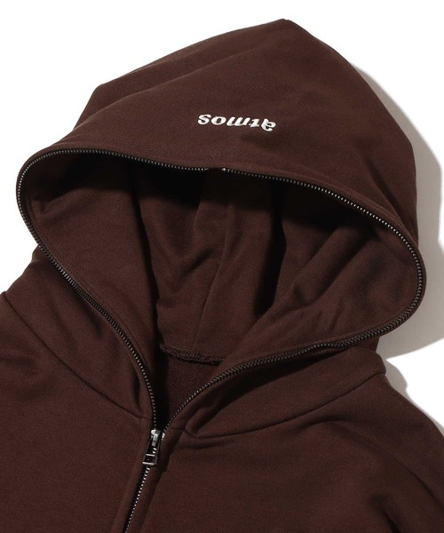 「atmos」 ジップアップパーカー X-LARGE ブラック メンズ_画像3