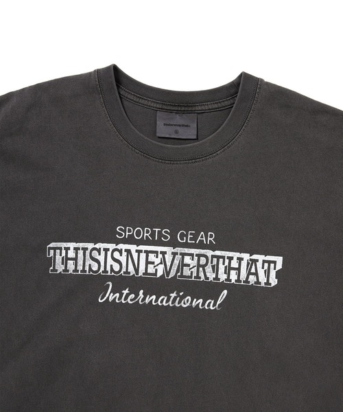 thisisneverthat（ディスイズネバーザット） tシャツ S.G. INTL. Tee