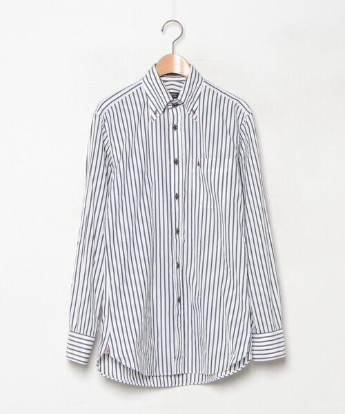 BURBERRY BLACK LABEL　バーバリー　ストライプ 　38R BURBERRY BLACK LABEL ウールスーツ セットアップ ストライプ メンズ