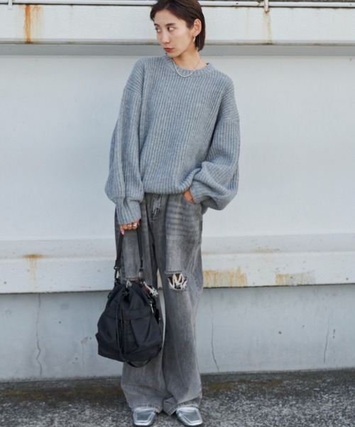 「Auntie Rosa Holiday」 デニムパンツ MEDIUM ブルー系その他 レディース_画像3