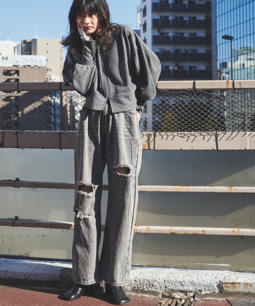 「Auntie Rosa Holiday」 デニムパンツ MEDIUM ブルー系その他 レディース_画像9