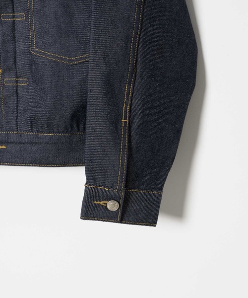 「INTER FACTORY」 デニムジャケット LARGE インディゴブルー メンズ_画像7
