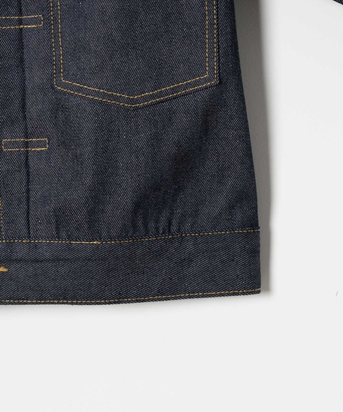 「INTER FACTORY」 デニムジャケット LARGE インディゴブルー メンズ_画像9