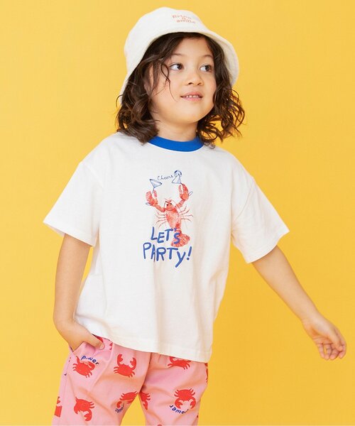 プリーツプリーズ　マゼンタ 半袖Tシャツ BREEZE（ブリーズ） tシャツ 6柄グラフィック半袖Tシャツ キッズ 子供