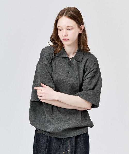WETTEMPT ポロシャツ HIGH GAUGE S/S KNIT POLO / ハイゲージS/S