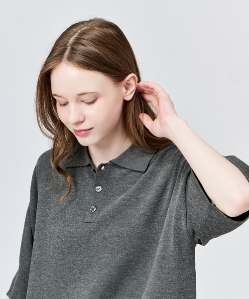 WETTEMPT ポロシャツ HIGH GAUGE S/S KNIT POLO / ハイゲージS/S
