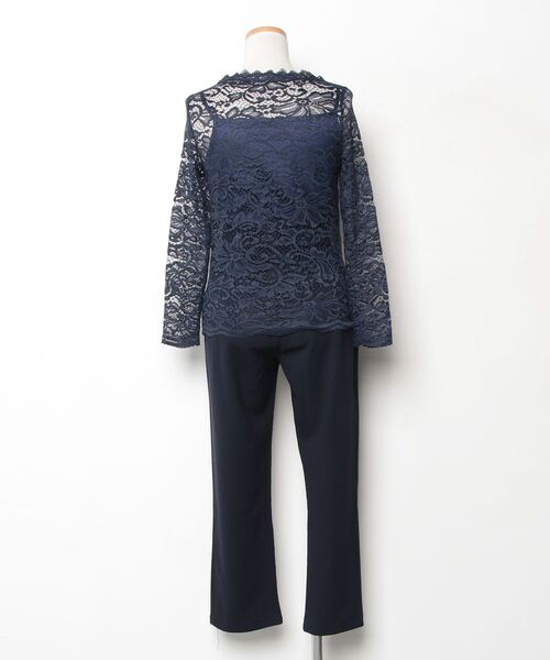 「Lace Ladies」 セットアップ S ネイビー レディース_画像2