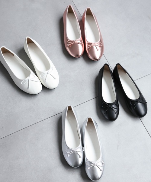 「sakishimatokyo」 「saor」フラットパンプス LL シルバー レディース_画像3