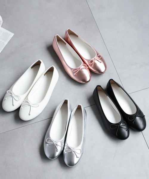 「sakishimatokyo」 「saor」フラットパンプス LL シルバー レディース_画像5