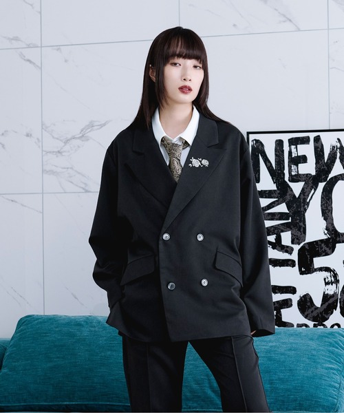 Ellno Loset（エルノロゼット） テーラードジャケット MEDIUM パープル