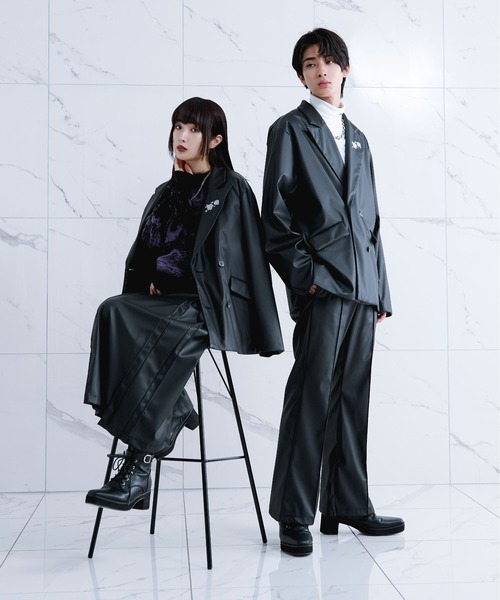 Ellno Loset（エルノロゼット） テーラードジャケット MEDIUM パープル